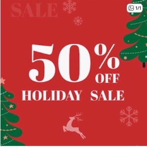 Holiday Sale Red Banner